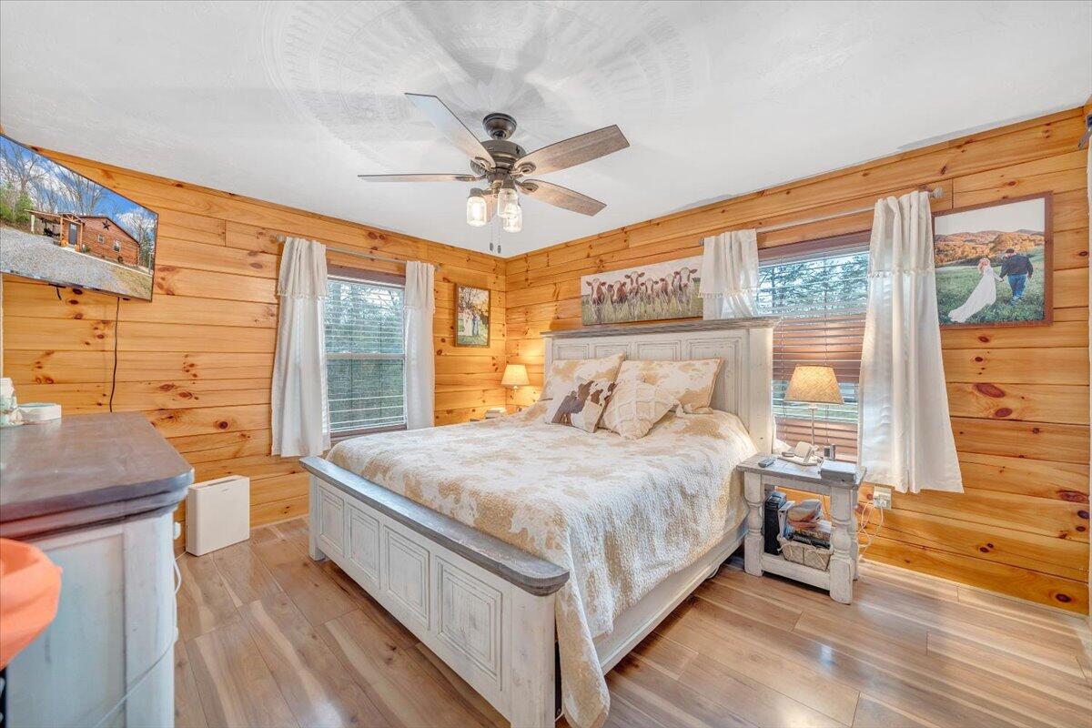 8013 Springwood Road Buchanan, VA 24066 - Photo 25 of 50 a large bed sitting in a room next to a window