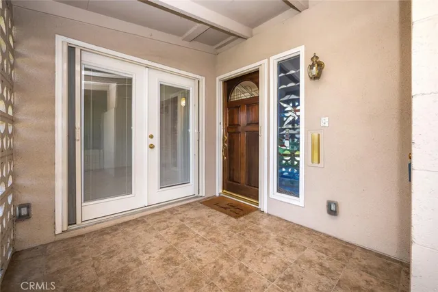 a view of a entryway door