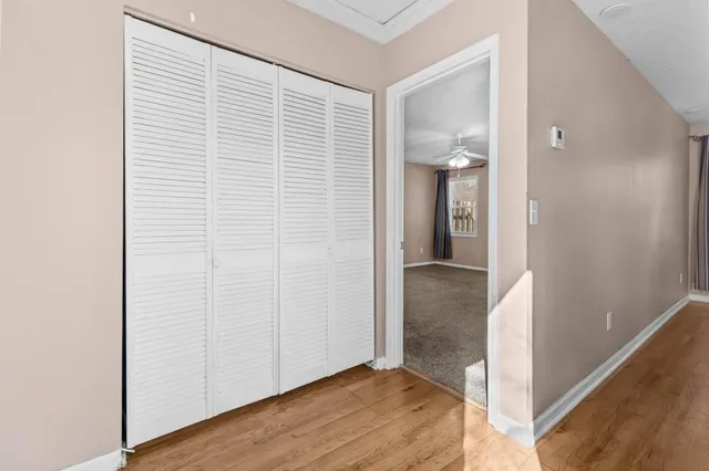 wooden floor in a gallery