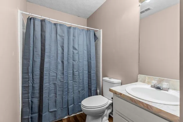 a view of a yard with a trees