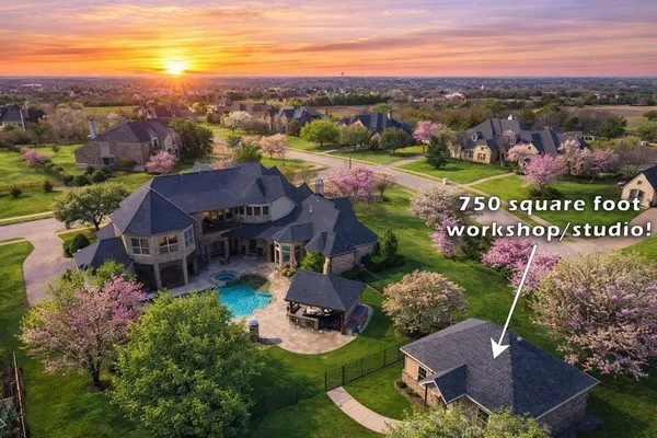 a view of a house with a garden