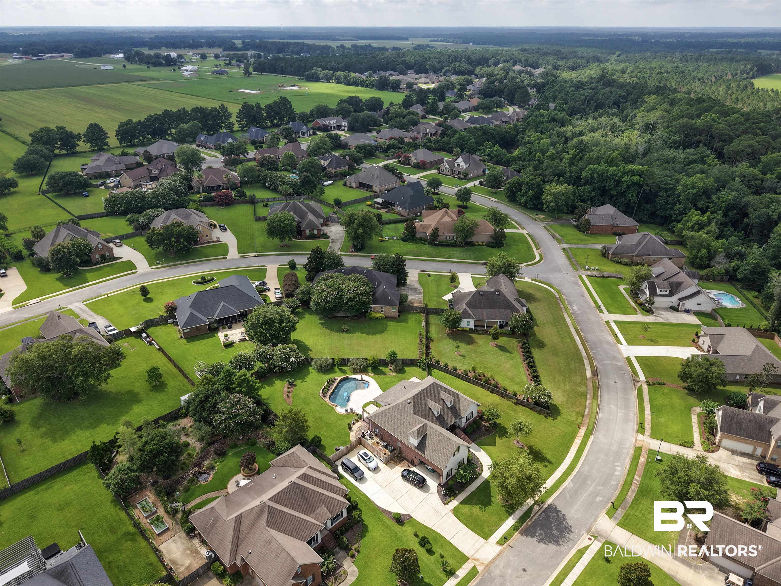 11261 Halcyon Loop Daphne, AL 36526 - Photo 38 of 41 Aerial perspective showcasing a residential community with abundant green spaces and mature trees