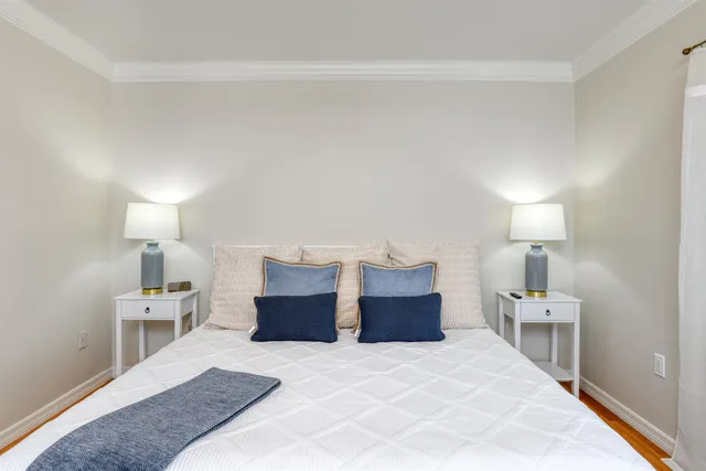 a table room with a table and a chandelier