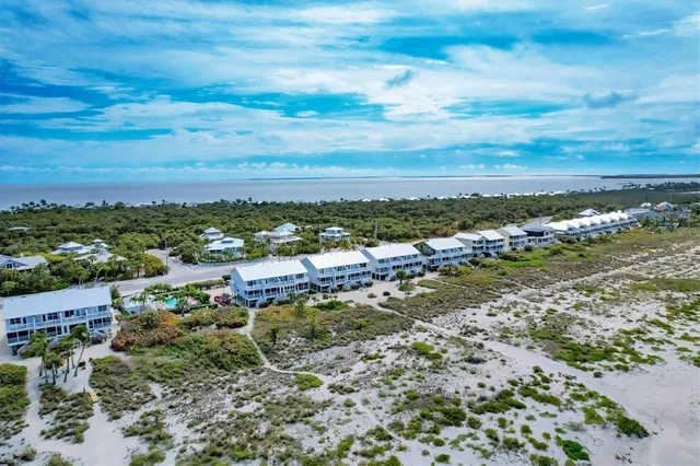 a view of a city with ocean view