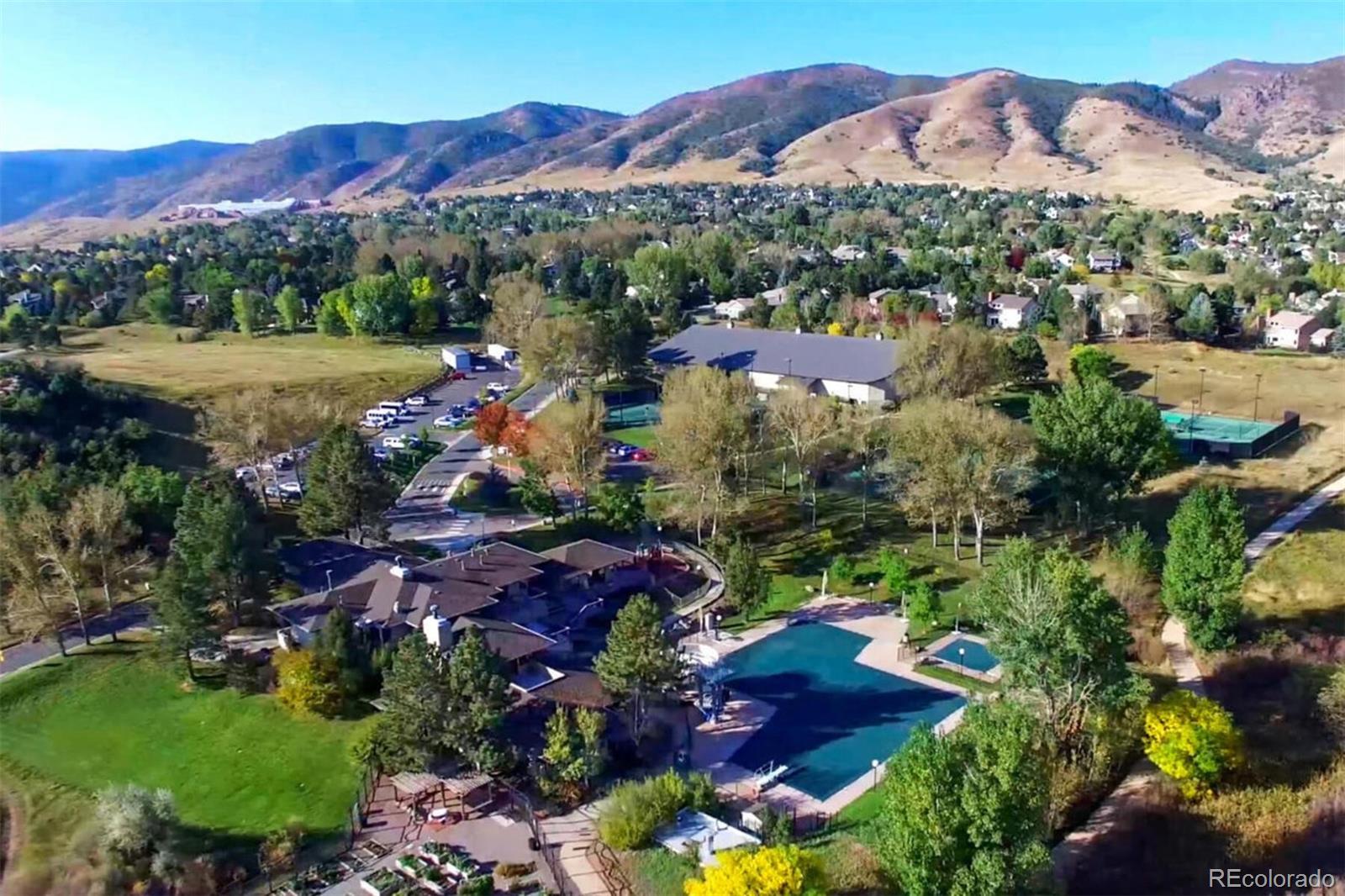 71 North Ranch Road Littleton, CO 80127 - Photo 36 of 40 an aerial view of residential house and sandy dunes