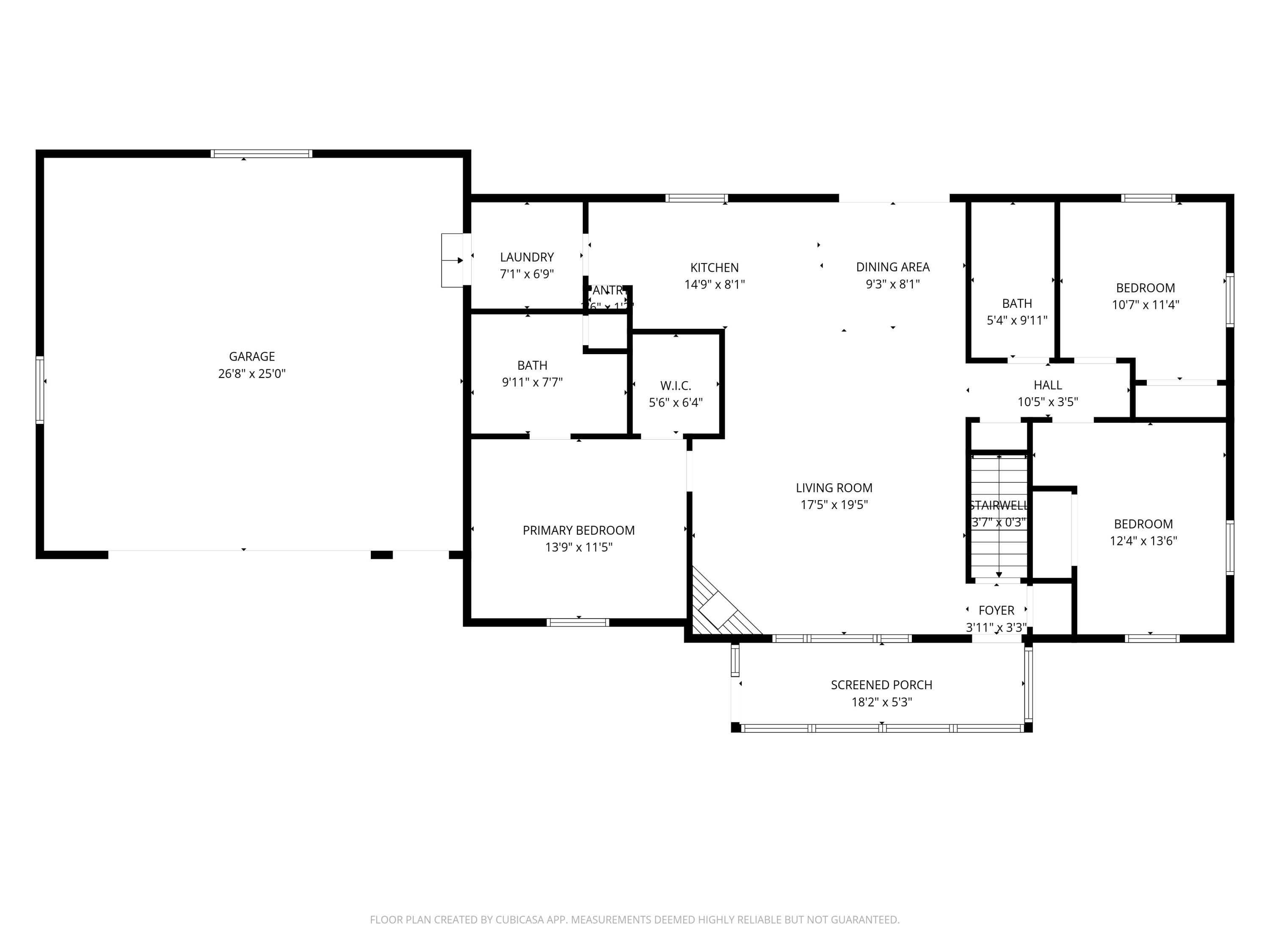561 North 8 Mile Road Lake City, MI 49651 - Photo 74 of 75 2D Floor Plan for 561 North 8 Mile Road_