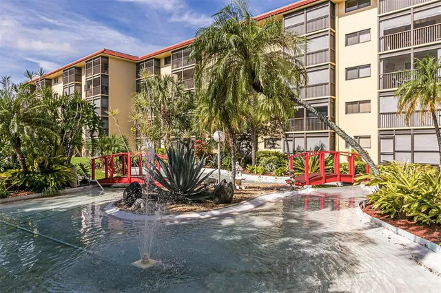 a front view of a building