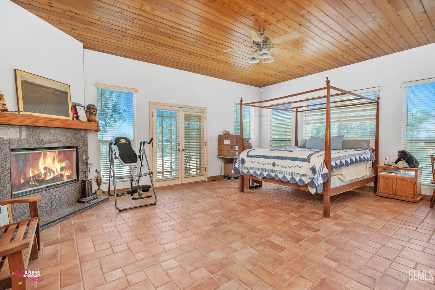 Undisclosed Address Woody, CA 93287 - Photo 11 of 30 a room with pool table and a fireplace