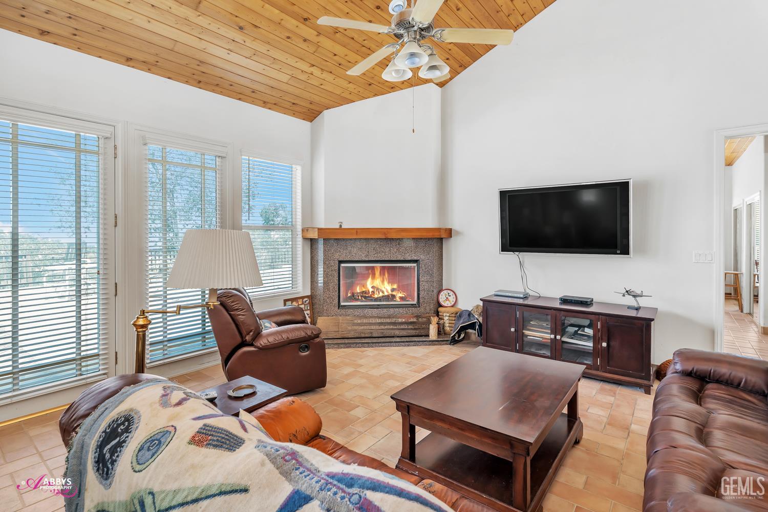 Undisclosed Address Woody, CA 93287 - Photo 6 of 30 a living room with furniture and a flat screen tv