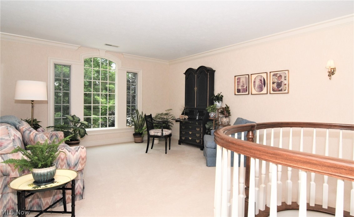 5180 West Bath Road Akron, OH 44333 - Photo 15 of 31 Lounging area upstairs. The window looks over the front of the home.
