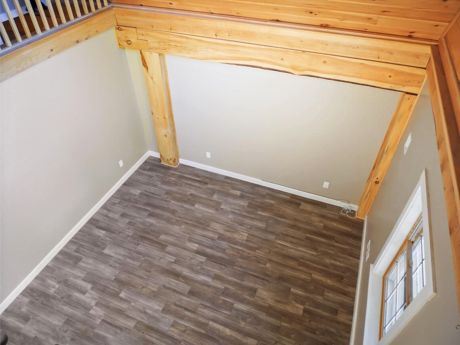 86 Skidmore Road North Anson, ME 04958 - Photo 39 of 70 Loft looking down