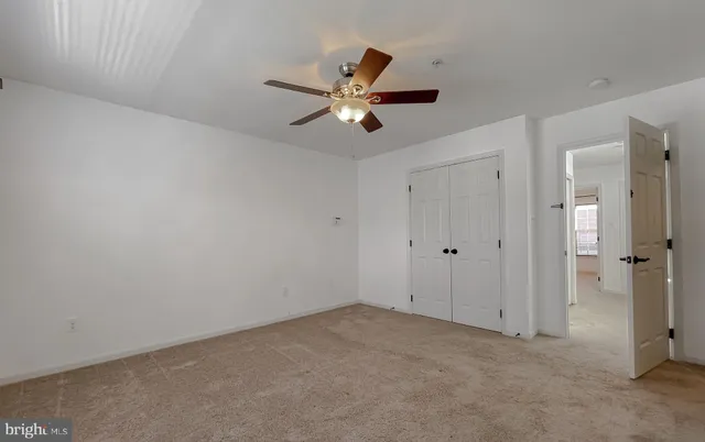 a view of a park with a slide