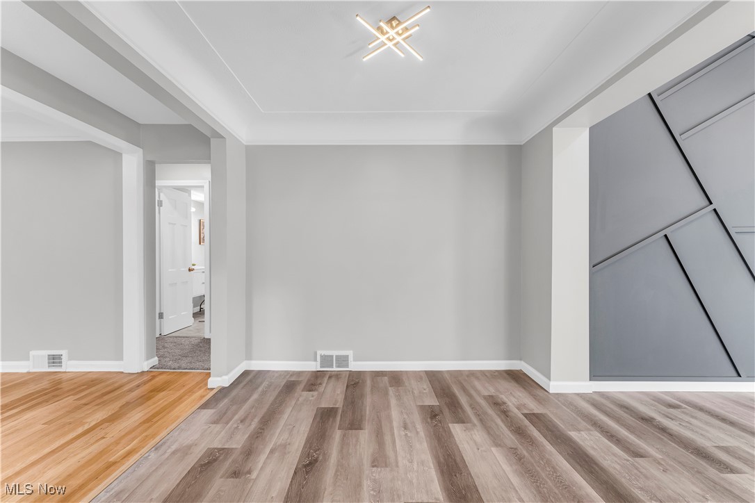 2425 Canterbury Road Cleveland Heights, OH 44118 - Photo 9 of 33 Spare room with light hardwood / wood-style floors