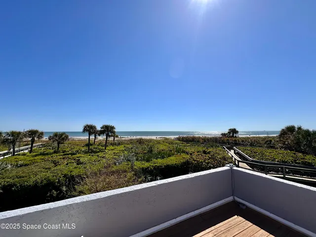 a view of an ocean beach