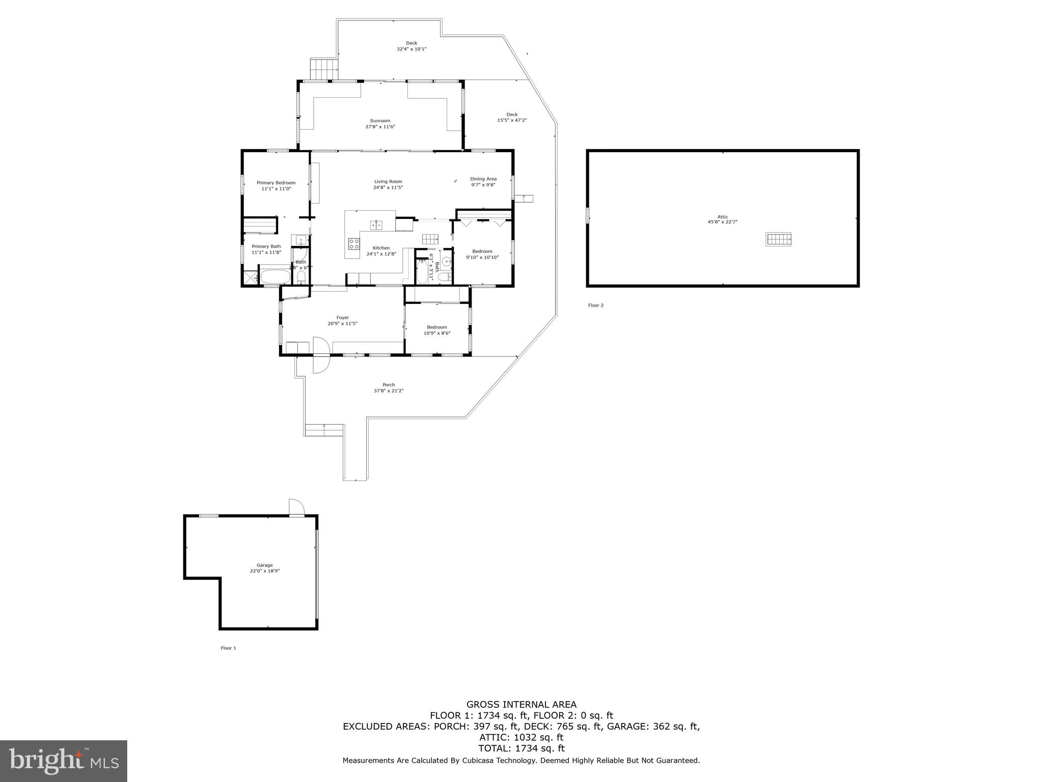 27315 Cottage Road, Unit 19932 Millsboro, DE 19966 - Photo 41 of 77 House, Attic and Garage Floor Plans