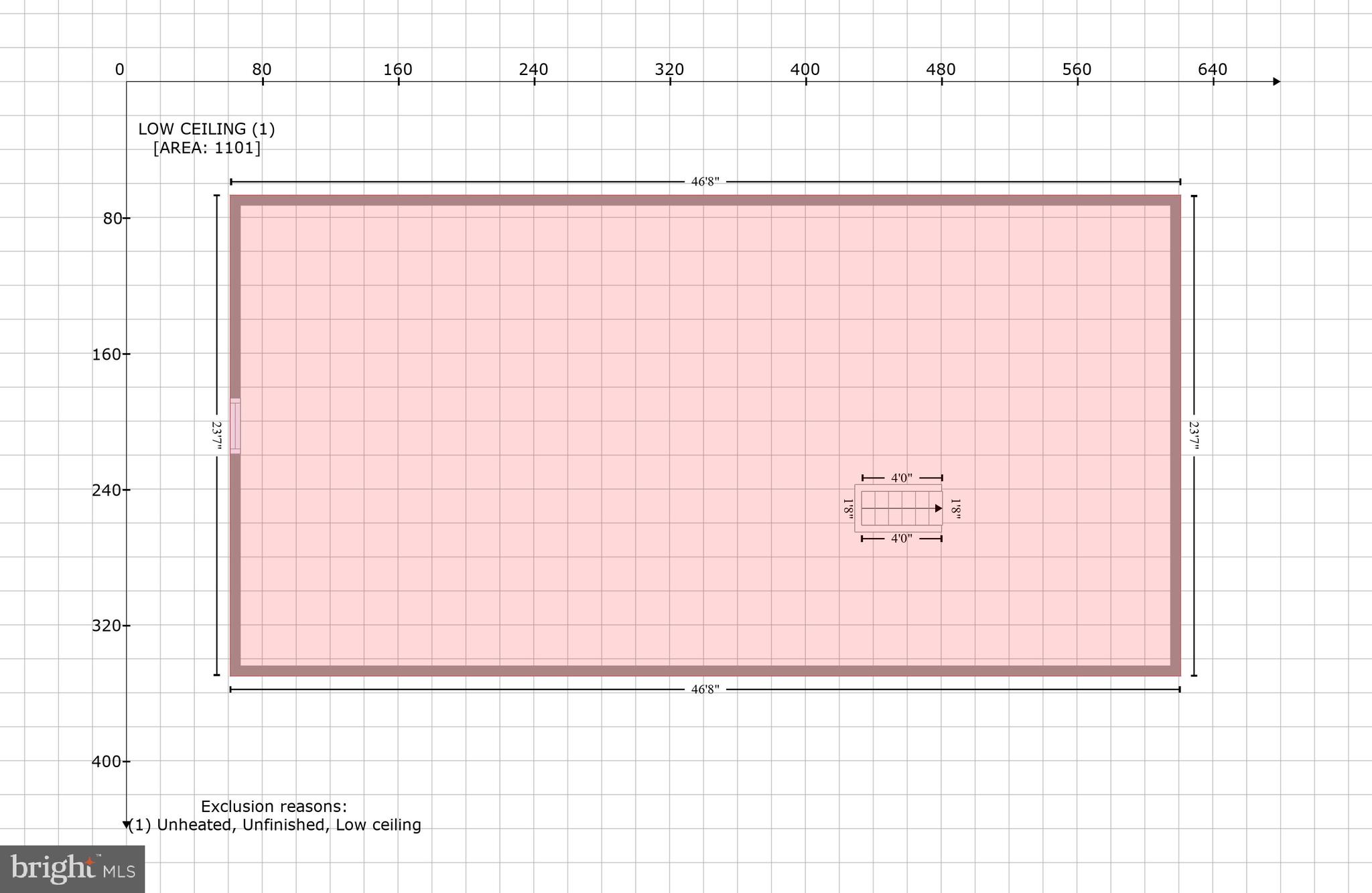 27315 Cottage Road, Unit 19932 Millsboro, DE 19966 - Photo 43 of 77 GLA Attic Floor Plan
