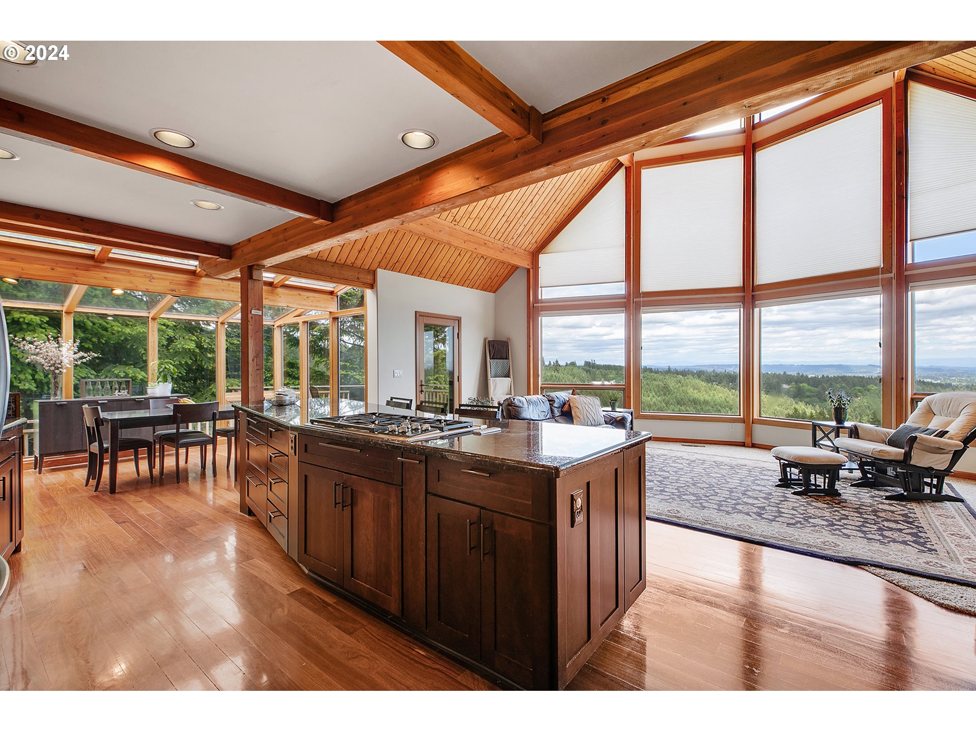 28900 Southwest Heater Road Sherwood, OR 97140 - Photo 11 of 48 a dining hall with stainless steel appliances granite countertop a stove and cabinets