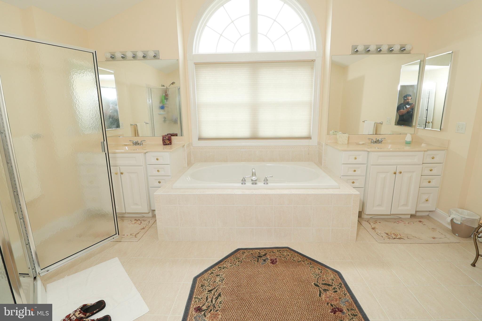 2 Edgewood Drive Pittsgrove, NJ 08318 - Photo 49 of 78 a bathroom with a sink a mirror and a bathtub