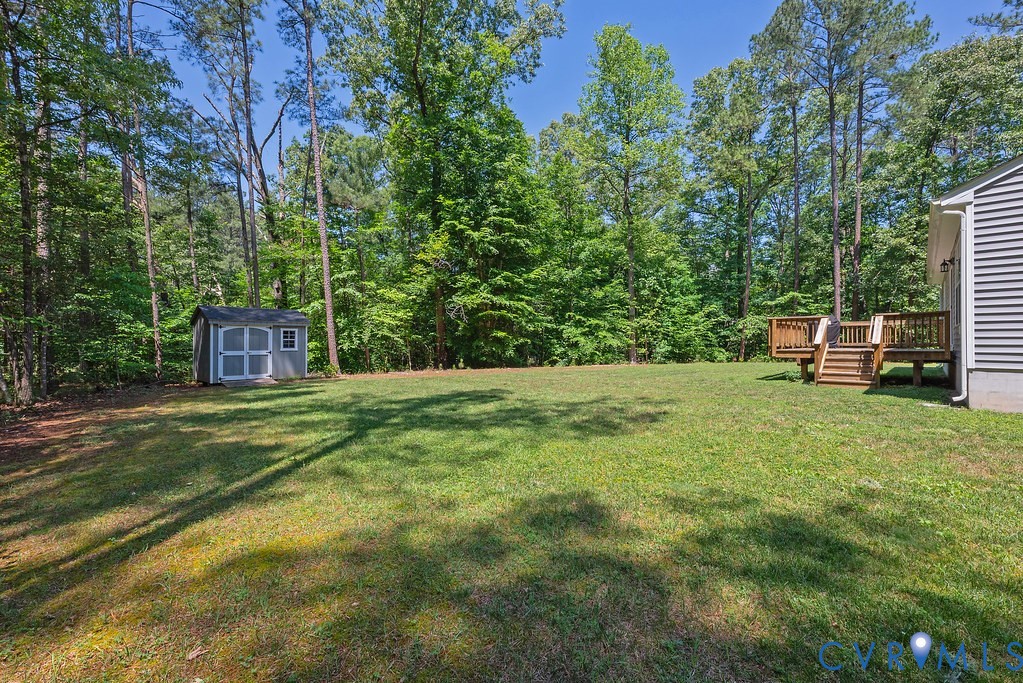 1046 Orchid Road Mineral, VA 23117 - Photo 40 of 50 Rear Yard with tons of privacy and plenty of place
