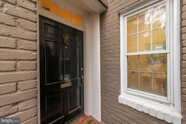 a view of front door