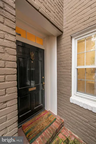 a view of backyard with window