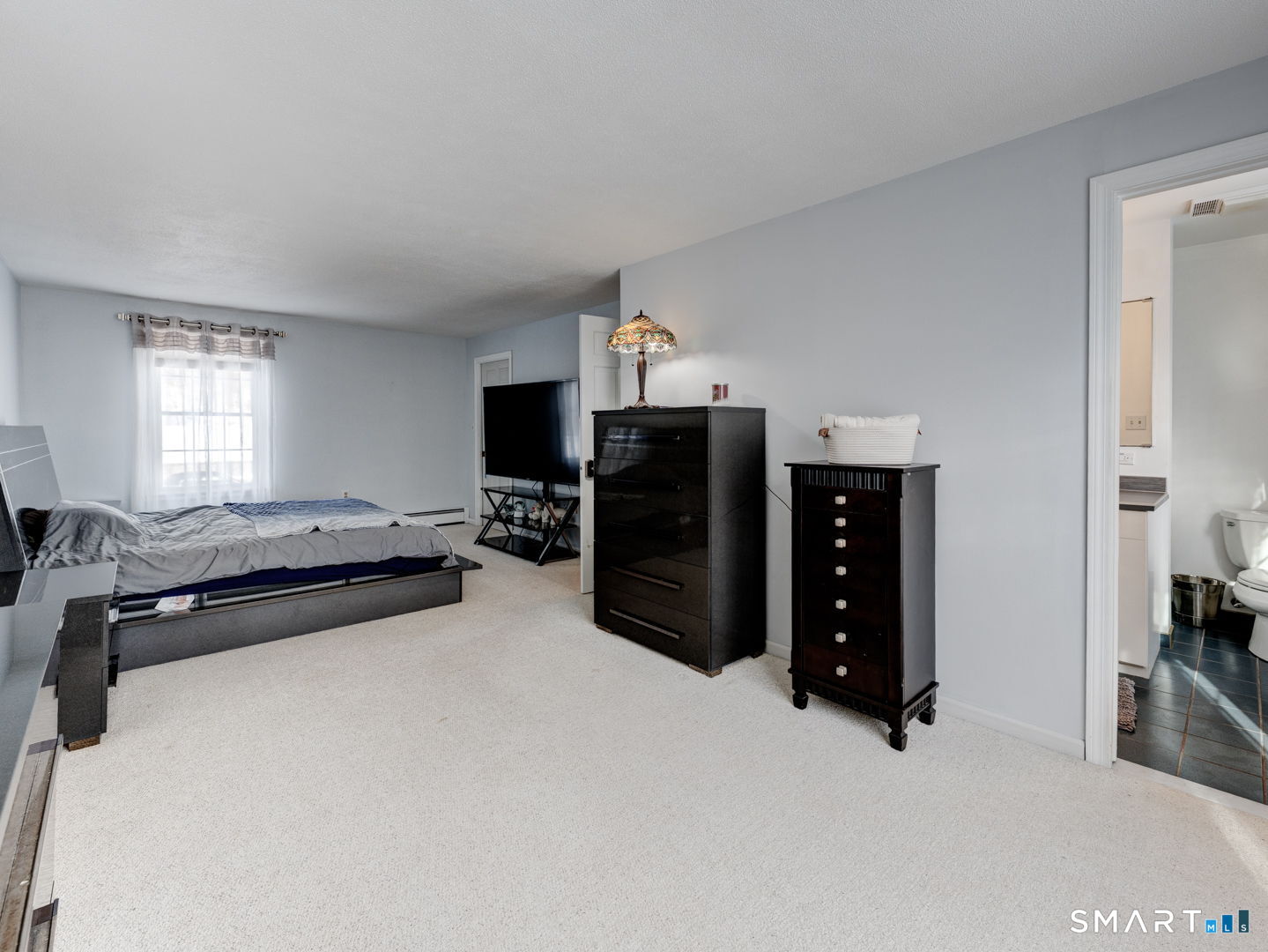 38 Eastwood Road Bristol, CT 06010 - Photo 26 of 40 a living room with furniture flat screen tv and window