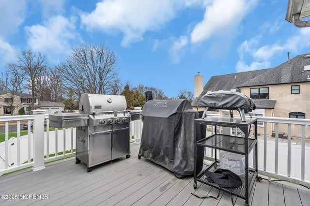 a view of a chairs and table in a patio
