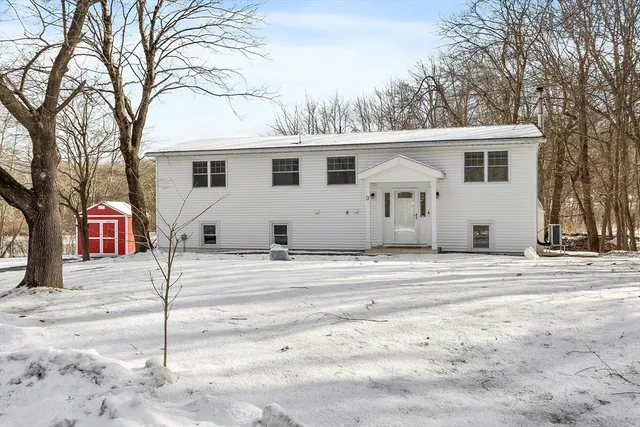 a view of a white house