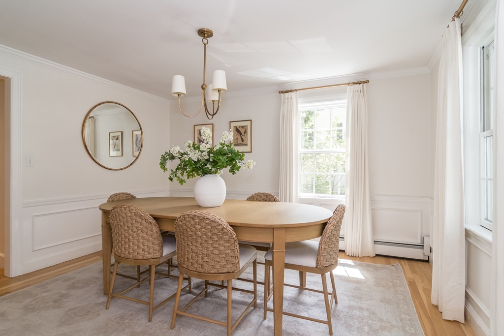 31 Martin Road Wellesley, MA 02481 - Photo 6 of 28 a dining room with furniture and a window