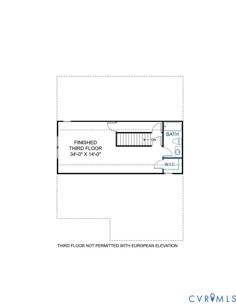 909 Charlemagne Road Midlothian, VA 23114 - Photo 4 of 4 a picture of a floor plan