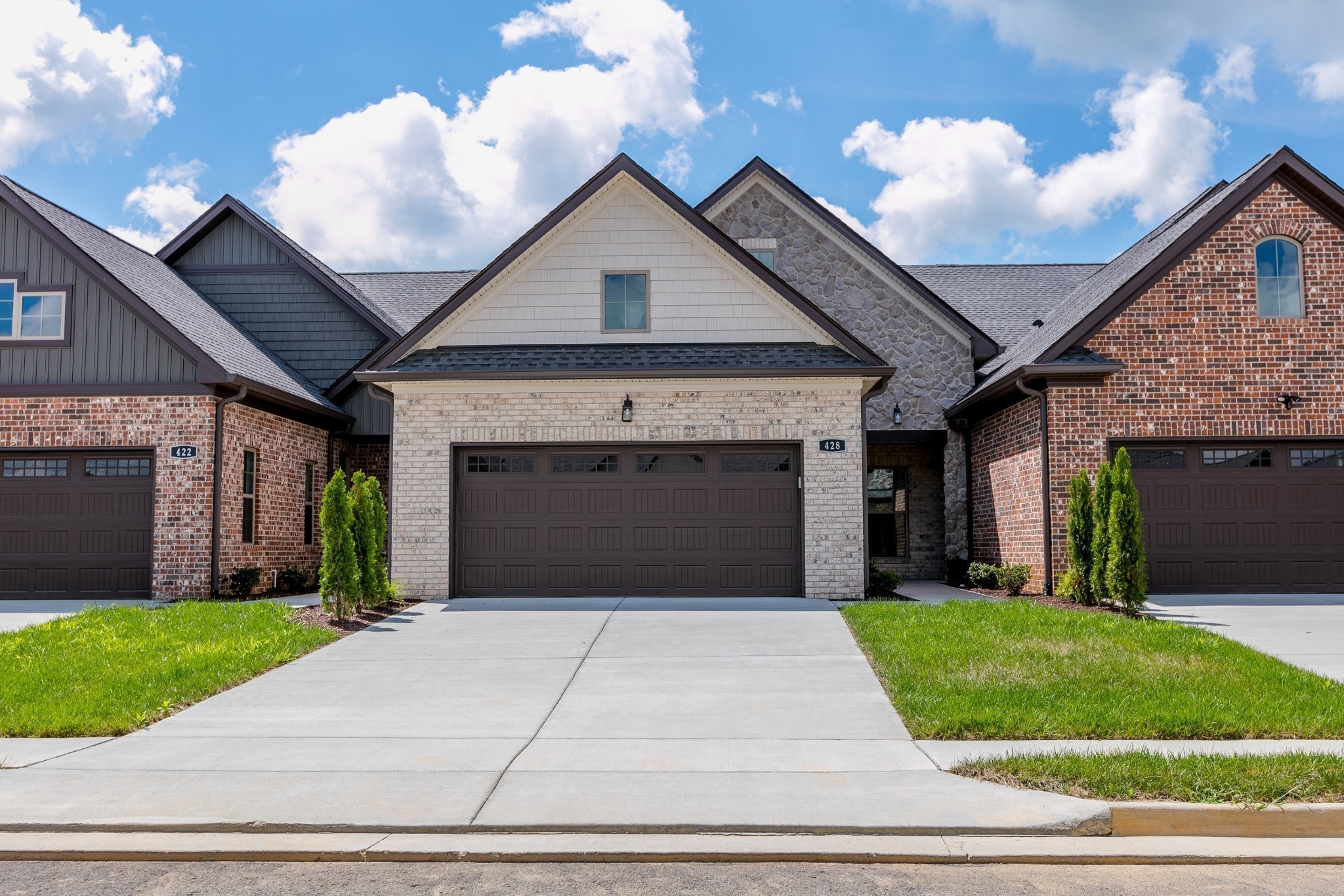 428 West Foxrun Springfield, TN 37172 - Photo 5 of 5 a front view of a house with a yard and garage
