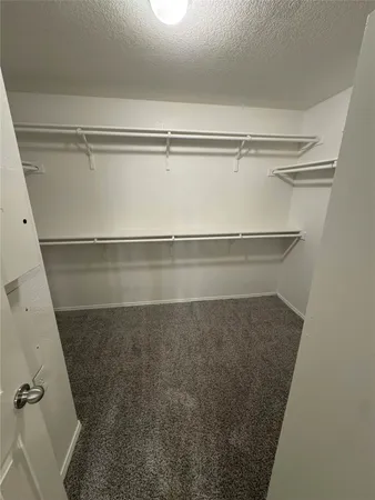 a close view of closet