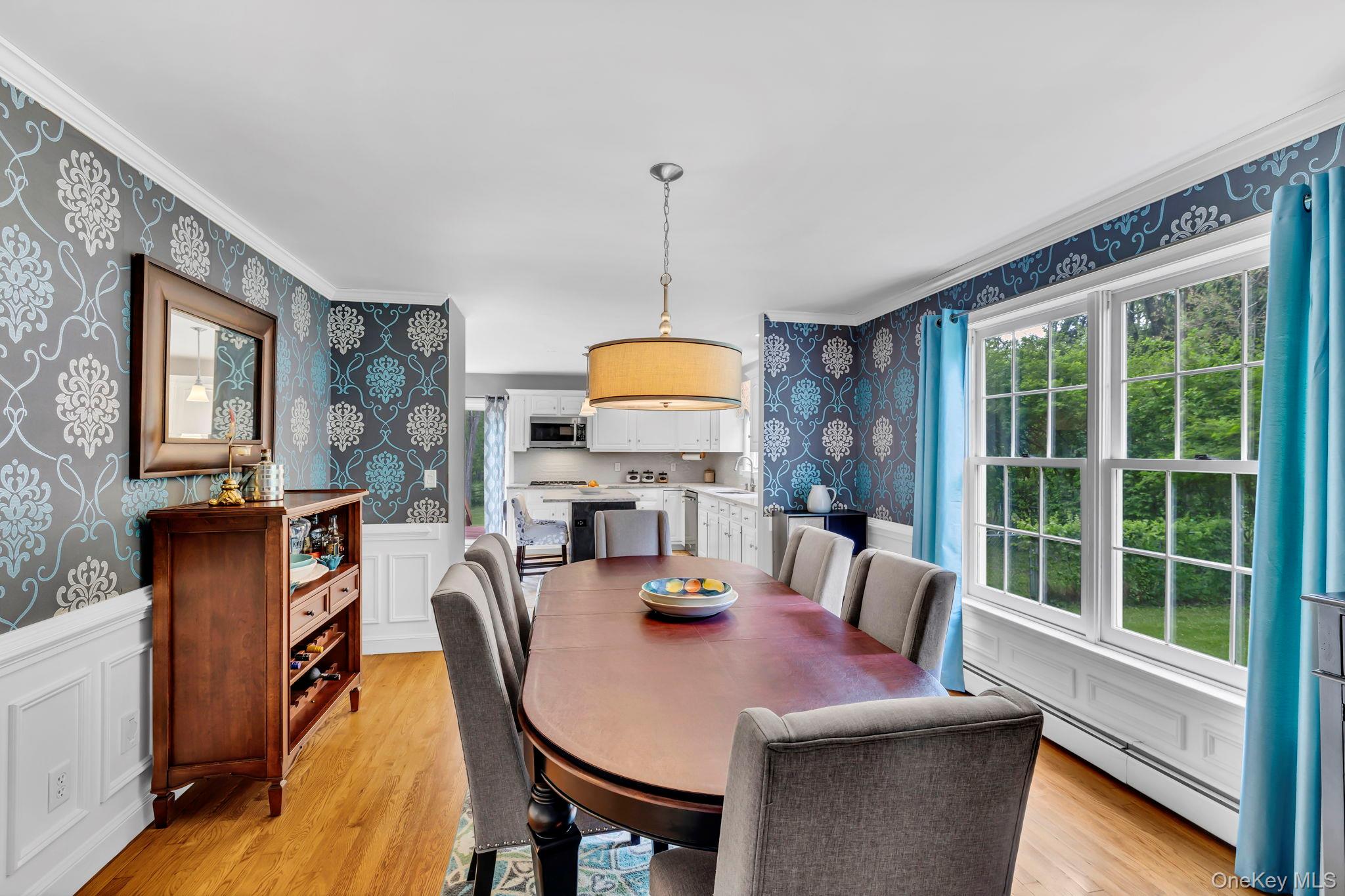 74 Vincent Lane Stone Ridge, NY 12484 - Photo 14 of 49 a view of a dining room with furniture window and outside view