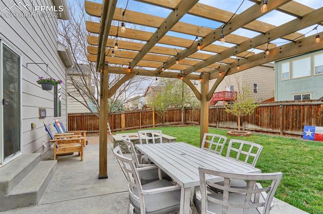 5215 Gentle Wind Road Colorado Springs, CO 80922 - Photo 33 of 43 Perfect yard for outdoor entertaining