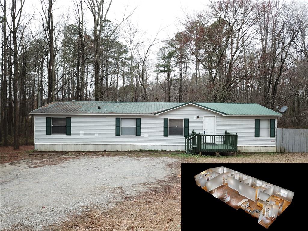 a front view of a house with yard