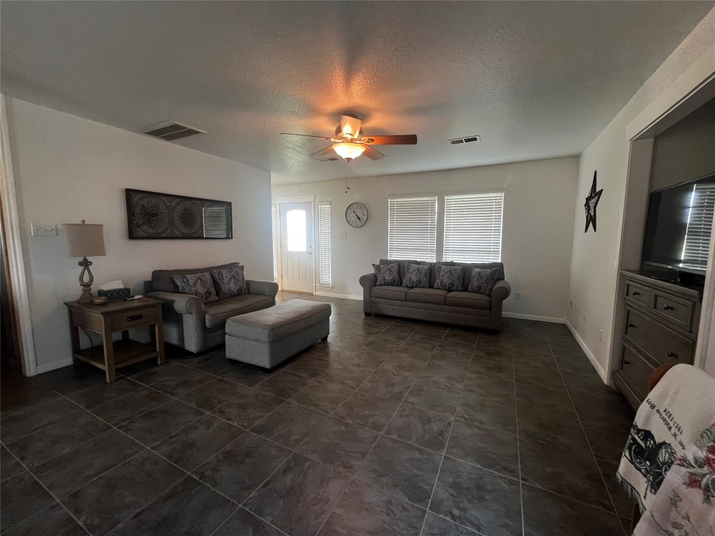 1100 Swiss Alp Hills Loop Schulenburg, TX 78956 - Photo 11 of 40 a living room with furniture and a flat screen tv