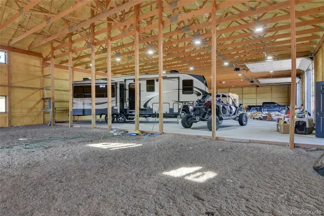 a view of a storage in a room