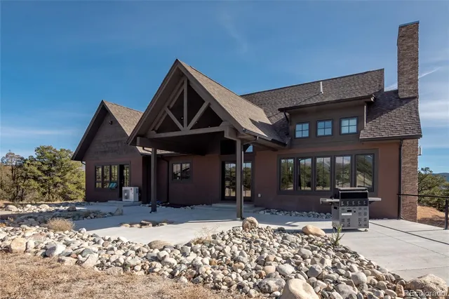 a view of a terrace with furniture