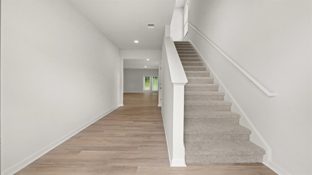 513 Oak View Lane Dallas, GA 30157 - Photo 2 of 8 a view of entryway and hall with wooden floor