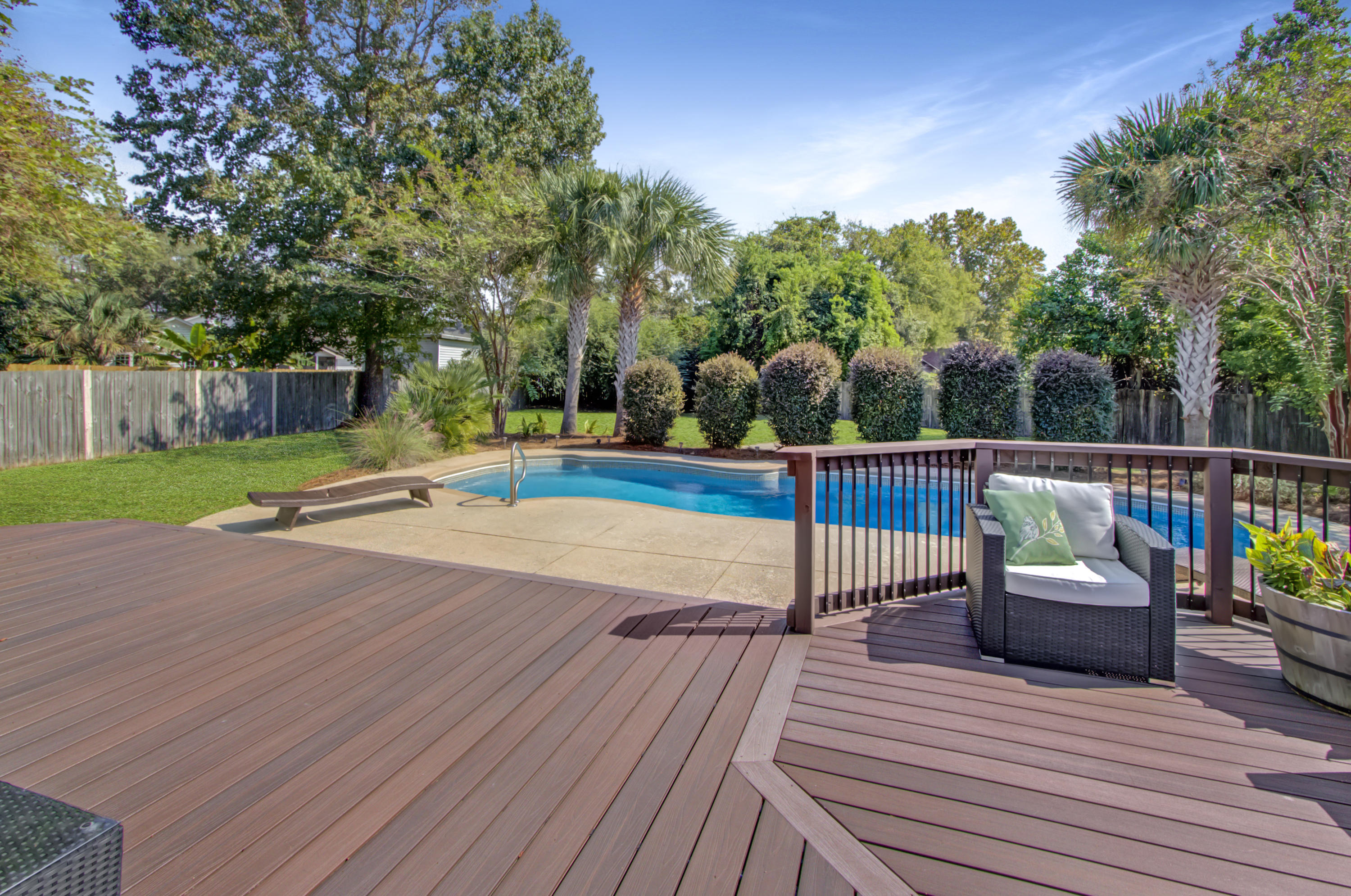 1312 Mapleton Avenue Charleston, SC 29412 - Photo 5 of 21 Large Deck overlooking the pool