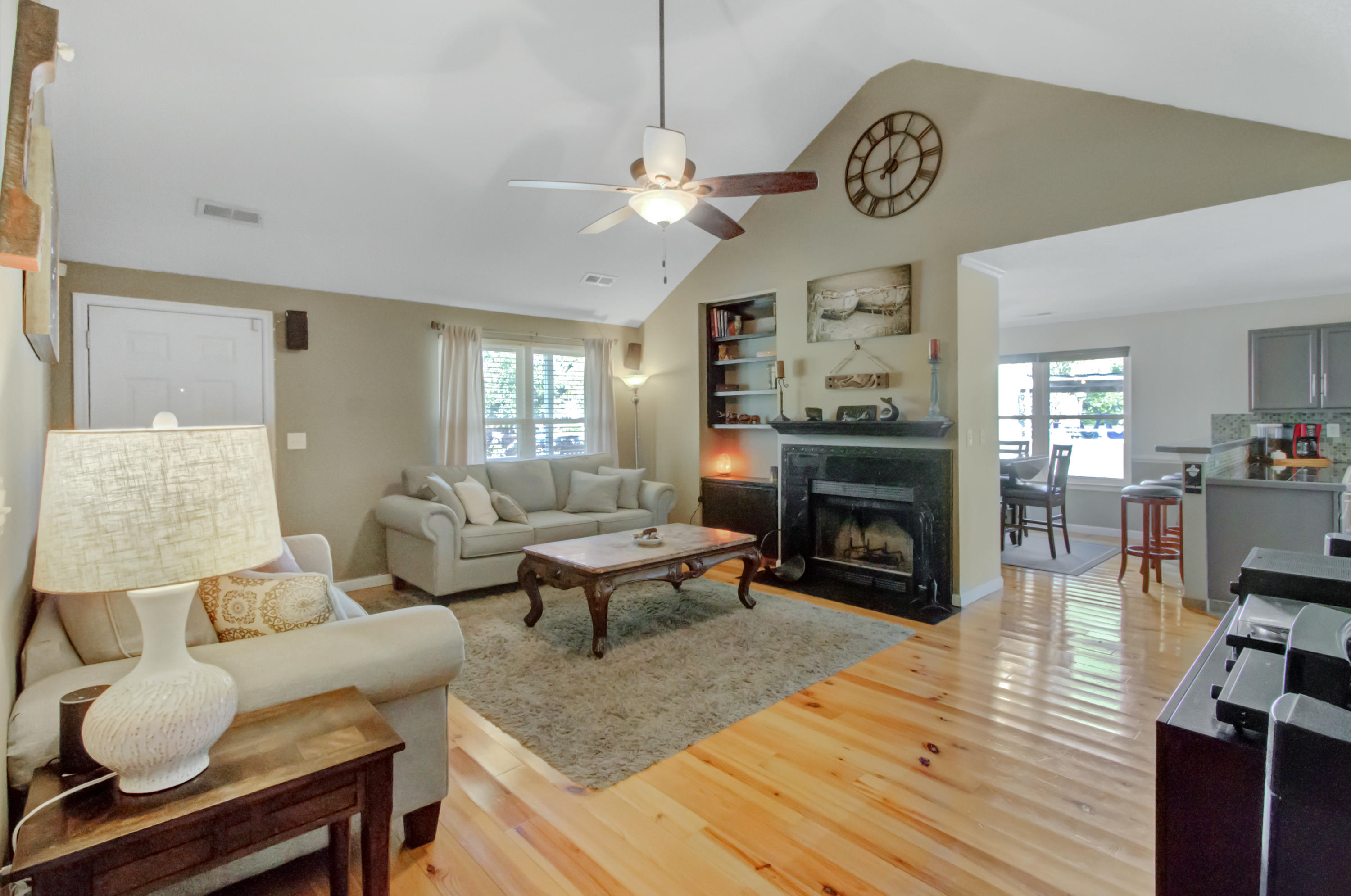 1312 Mapleton Avenue Charleston, SC 29412 - Photo 7 of 21 Fireplace and Built-In Shelving
