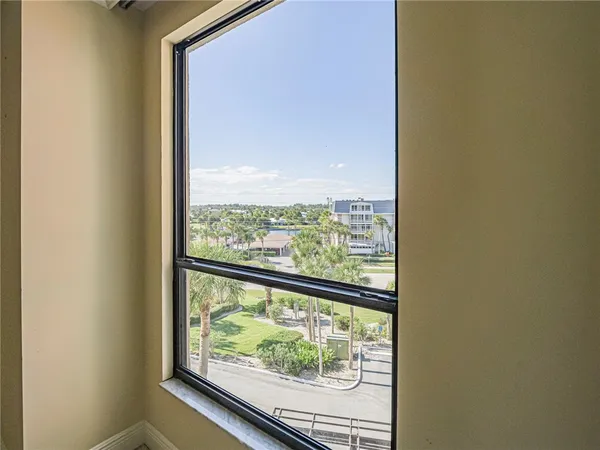 a view of a city from a window