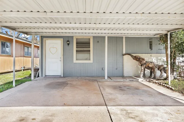 a view of a house with a outdoor space