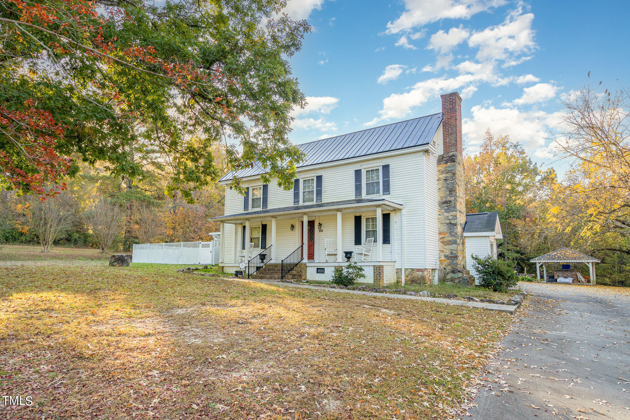 804 Bahama Road Bahama, NC 27503 - Photo 2 of 80 a front view of a house with a yard