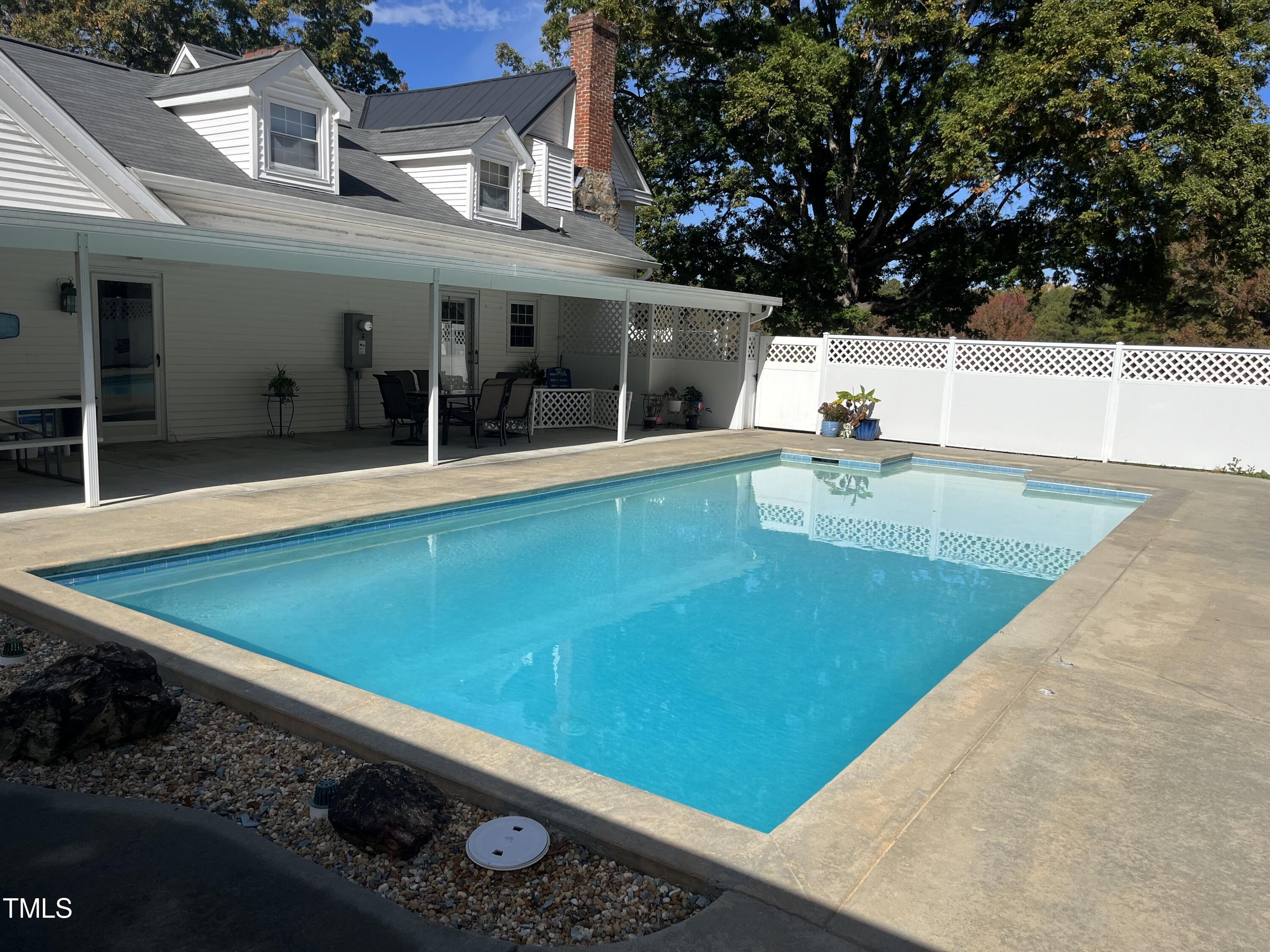 804 Bahama Road Bahama, NC 27503 - Photo 59 of 80 swimming pool view with a outdoor seating