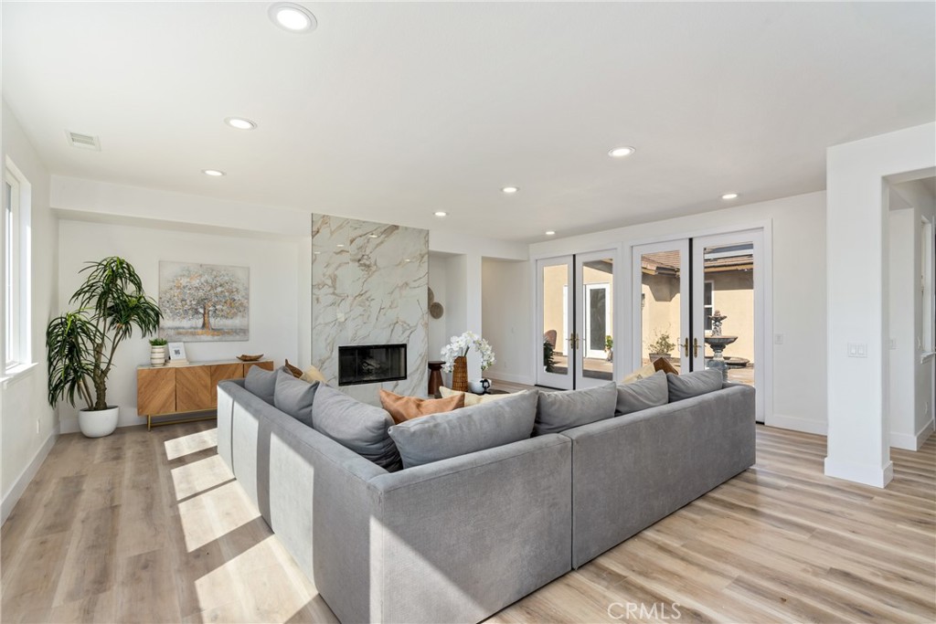 17741 Laurel Grove Road Riverside, CA 92504 - Photo 38 of 62 a living room with furniture a fireplace and a potted plant