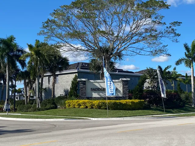 a view of a yard in front of a house