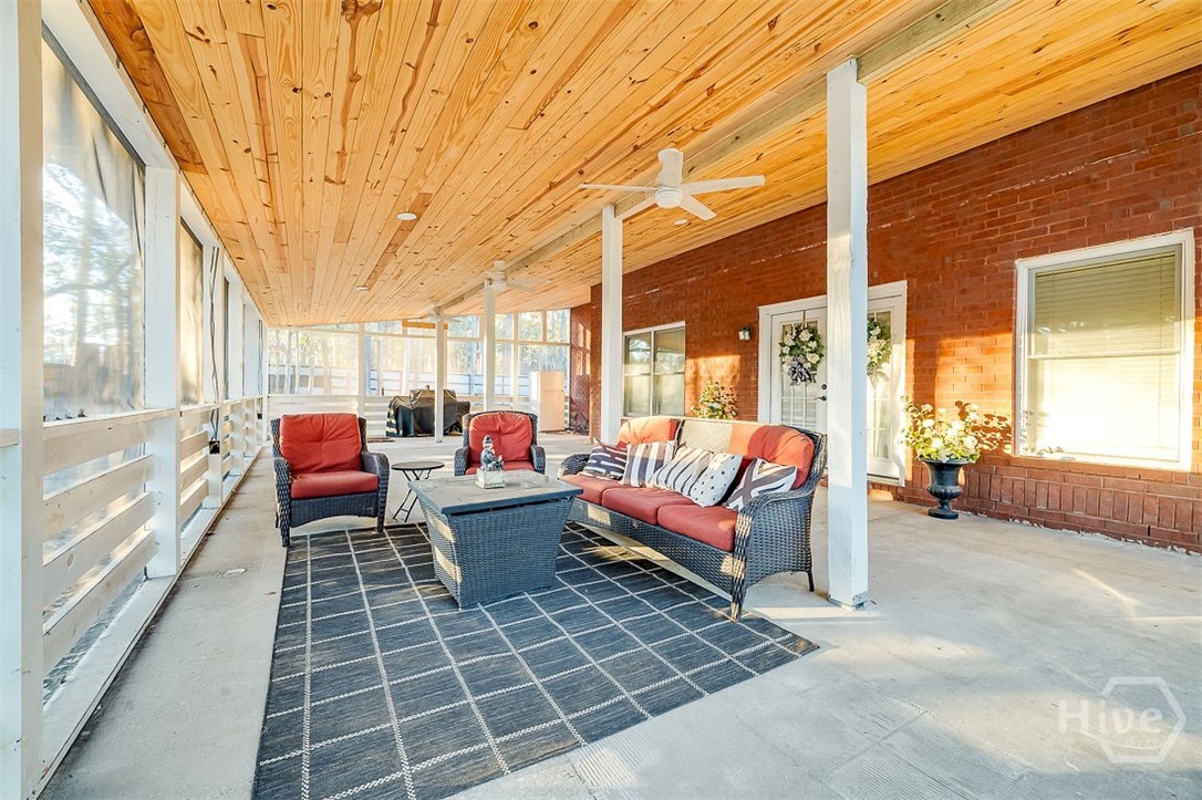 100 Cypress Drive Rincon, GA 31326 - Photo 11 of 75 43 x 24 Covered patio with outdoor fans