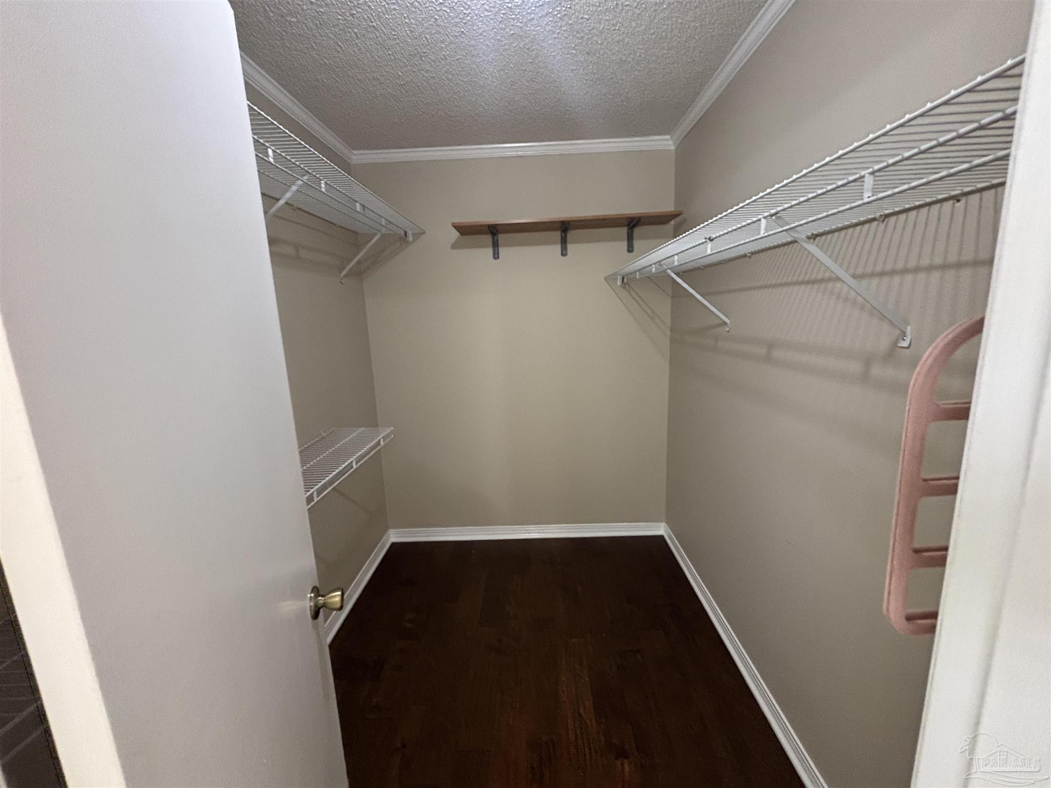 5309 Gillette Way Milton, FL 32570 - Photo 21 of 51 a view of walk in closet with empty racks