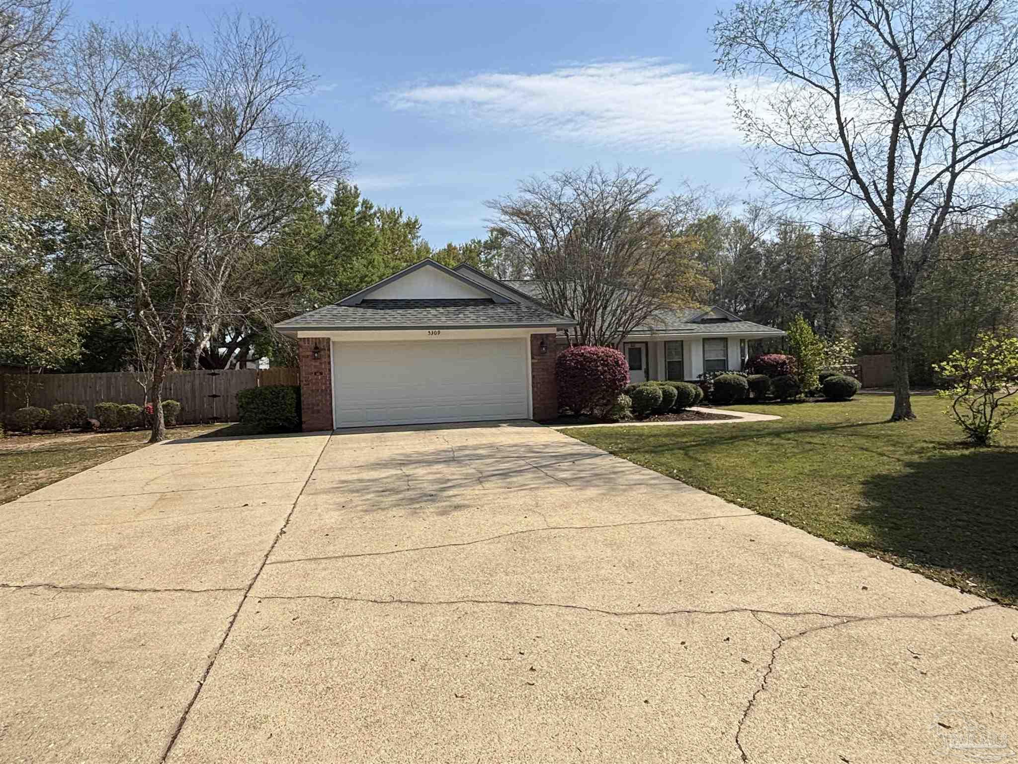 5309 Gillette Way Milton, FL 32570 - Photo 50 of 51 a view of garage with yard